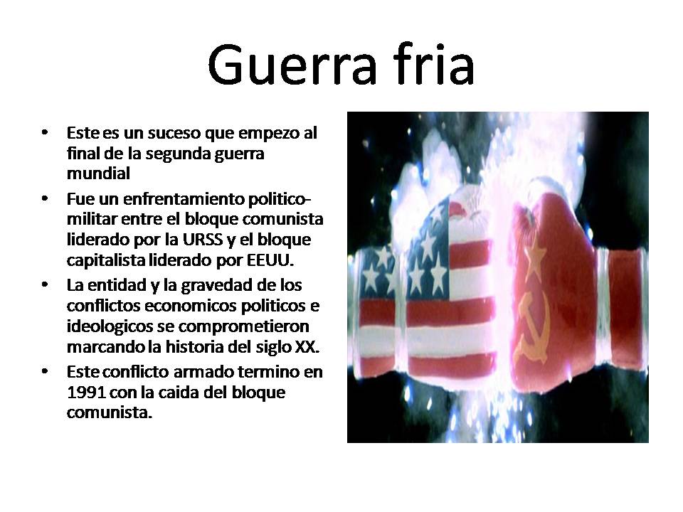 Guerra Fria Concepto